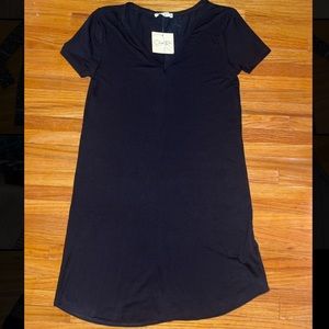 Black tee shirt dress